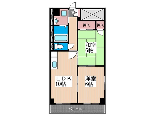 シャルム川手の物件間取画像